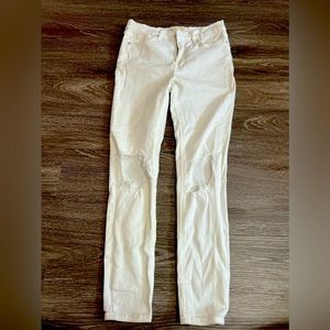 Free People white jeans size 27